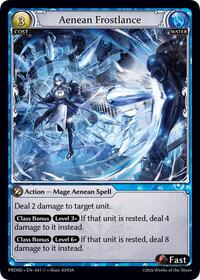 Aenean Frostlance | .asphodel/paradise Starter Decks | Uncommon | Normal | #041
