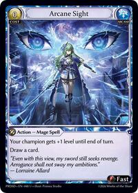 Arcane Sight | .asphodel/paradise Starter Decks | Uncommon | Unspecified | #048