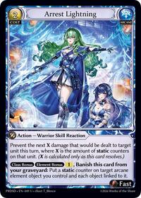 Arrest Lightning | .asphodel/paradise Starter Decks | Uncommon | Unspecified | #049