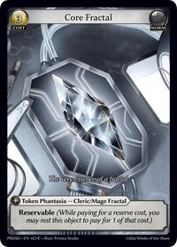 Core Fractal | .asphodel/paradise Starter Decks | Common | Normal | #023
