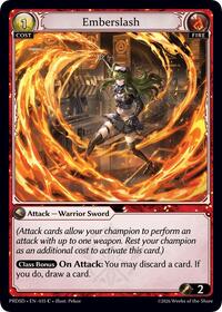 Emberslash | .asphodel/paradise Starter Decks | Common | Normal | #035