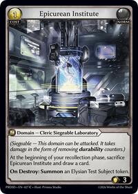 Epicurean Institute | .asphodel/paradise Starter Decks | Common | Unspecified | #027