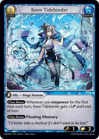 Keen Tidebinder | .asphodel/paradise Starter Decks | Common | Normal | #045
