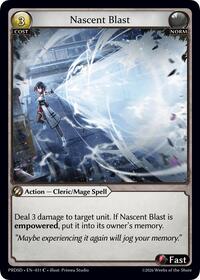 Nascent Blast | .asphodel/paradise Starter Decks | Common | Unspecified | #031