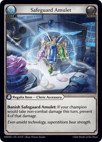 Safeguard Amulet | .asphodel/paradise Starter Decks | Common | Normal | #014