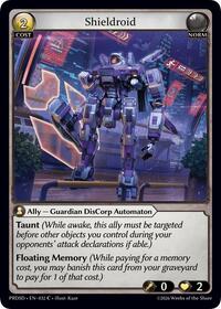 Shieldroid | .asphodel/paradise Starter Decks | Common | Normal | #032