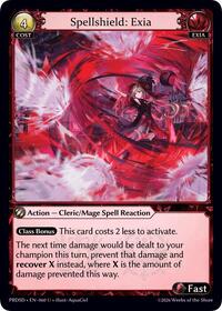 Spellshield: Exia | .asphodel/paradise Starter Decks | Uncommon | Normal | #060