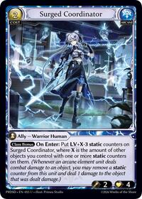 Surged Coordinator | .asphodel/paradise Starter Decks | Uncommon | Normal | #055