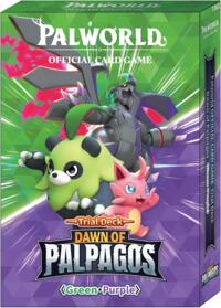 Palworld OFFICIAL CARD GAME: Dawn of Palpagos Green•Purple Trial Deck
