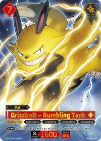 Grizzbolt - Rumbling Tank (TSP) | TD01: Dawn of Palpagos Red•Blue | Trial Deck Super Parallel | Unspecified | #ETD01-001TSP