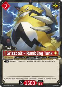 Grizzbolt - Rumbling Tank (TSR) | TD01: Dawn of Palpagos Red•Blue | Trial Deck Super Deck Rare | Unspecified | #ETD01-001TSR