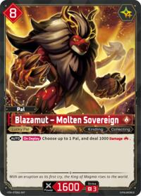 Blazamut - Molten Sovereign | TD01: Dawn of Palpagos Red•Blue | Trial Deck | Unspecified | #ETD01-007