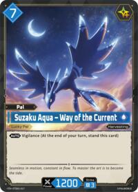 Suzaku Aqua - Way of the Current | TD01: Dawn of Palpagos Red•Blue | Trial Deck | Unspecified | #ETD01-017