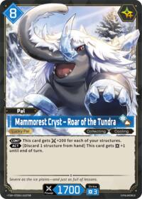 Mammorest Cryst - Roar of the Tundra (TSR) | TD01: Dawn of Palpagos Red•Blue | Trial Deck Super Deck Rare | Unspecified | #ETD01-018TSR