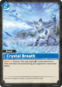 Crystal Breath | TD01: Dawn of Palpagos Red•Blue | Trial Deck | Unspecified | #ETD01-022