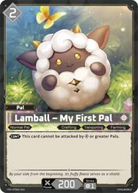 Lamball - My First Pal | TD01: Dawn of Palpagos Red•Blue | Trial Deck | Unspecified | #ETD01-023