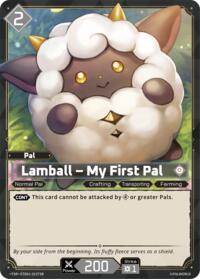 Lamball - My First Pal (TSR) | TD01: Dawn of Palpagos Red•Blue | Trial Deck Super Deck Rare | Foil | #ETD01-023TSR