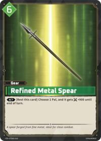 Refined Metal Spear | TD02: Dawn of Palpagos Green•Purple | Trial Deck | Unspecified | #ETD02-010