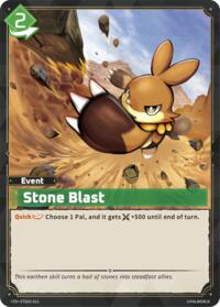 Stone Blast | TD02: Dawn of Palpagos Green•Purple | Trial Deck | Unspecified | #ETD02-011