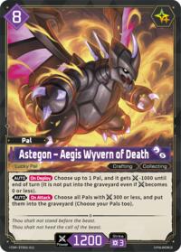 Astegon - Aegis Wyvern of Death | TD02: Dawn of Palpagos Green•Purple | Trial Deck Rare | Unspecified | #ETD02-012