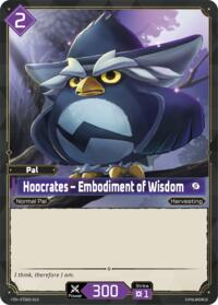 Hoocrates - Embodiment of Wisdom | TD02: Dawn of Palpagos Green•Purple | Trial Deck | Unspecified | #ETD02-013