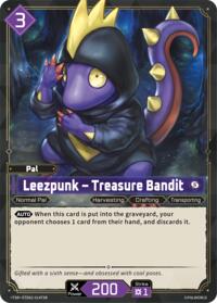Leezpunk - Treasure Bandit (TSR) | TD02: Dawn of Palpagos Green•Purple | Trial Deck Super Deck Rare | Unspecified | #ETD02-014TSR