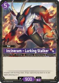 Incineram - Lurking Stalker (TSR) | TD02: Dawn of Palpagos Green•Purple | Trial Deck Super Deck Rare | Unspecified | #ETD02-016TSR