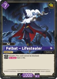 Felbat - Lifestealer | TD02: Dawn of Palpagos Green•Purple | Trial Deck | Unspecified | #ETD02-018