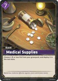 Medical Supplies | TD02: Dawn of Palpagos Green•Purple | Trial Deck | Unspecified | #ETD02-022