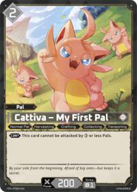 Cattiva - My First Pal | TD02: Dawn of Palpagos Green•Purple | Trial Deck | Unspecified | #ETD02-023