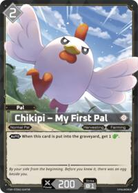 Chikipi - My First Pal (TSR) | TD02: Dawn of Palpagos Green•Purple | Trial Deck Super Deck Rare | Unspecified | #ETD02-024TSR