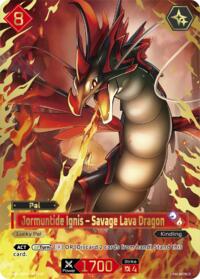 Jormuntide Ignis - Savage Lava Dragon (SSP) | BP01: Dawn of Palpagos | Super Special Parallel | Unspecified | #EBP01-001SSP