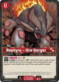 Reptyro - Ore Gorger (SR) | BP01: Dawn of Palpagos | Super Rare | Unspecified | #EBP01-005SR
