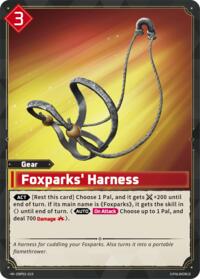 Foxparks' Harness | BP01: Dawn of Palpagos | Rare | Unspecified | #EBP01-019