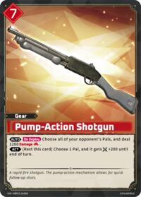 Pump-Action Shotgun (SR) | BP01: Dawn of Palpagos | Super Rare | Unspecified | #EBP01-020SR