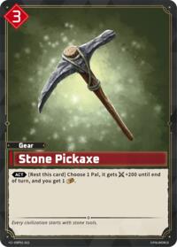 Stone Pickaxe | BP01: Dawn of Palpagos | Common | Unspecified | #EBP01-022