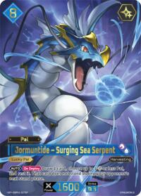 Jormuntide - Surging Sea Serpent (SP) | BP01: Dawn of Palpagos | Super Parallel | Foil | #EBP01-027SP