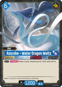 Azurobe - Water Dragon Waltz (SR) | BP01: Dawn of Palpagos | Super Rare | Unspecified | #EBP01-029SR