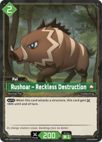 Rushoar - Reckless Destruction (SR) | BP01: Dawn of Palpagos | Super Rare | Unspecified | #EBP01-052SR