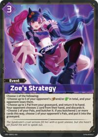 Zoe's Strategy | BP01: Dawn of Palpagos | Double Rare | Unspecified | #EBP01-095