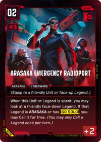 Arasaka Emergency Radioport | Embracing Power - Beta Starter Deck | Common | Unspecified | #B006