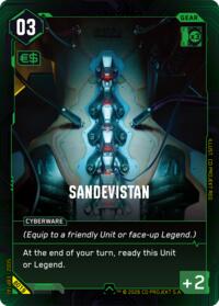 Sandevistan | Embracing Power - Beta Starter Deck | Uncommon | Unspecified | #B019