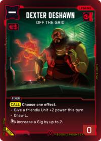 Dexter DeShawn - Off the Grid (Rare) | Welcome to Night City - Beta | Rare | Unspecified | #B002