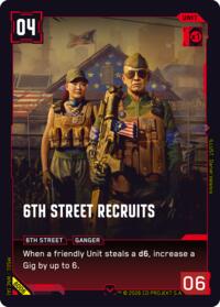 6th Street Recruits | Welcome to Night City - Beta | Common | Unspecified | #B006