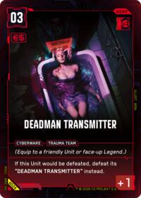 Deadman Transmitter | Welcome to Night City - Beta | Uncommon | Unspecified | #B024