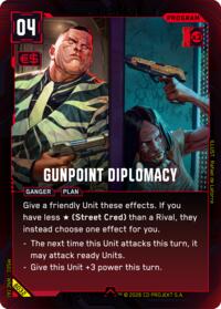 Gunpoint Diplomacy | Welcome to Night City - Beta | Uncommon | Unspecified | #B032