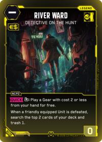River Ward - Detective on the Hunt (Rare) | Welcome to Night City - Beta | Rare | Unspecified | #B039