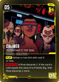 Caliber - Totentanz's Top Dog | Welcome to Night City - Beta | Rare | Unspecified | #B044