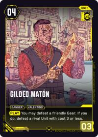 Gilded Maton | Welcome to Night City - Beta | Common | Unspecified | #B045