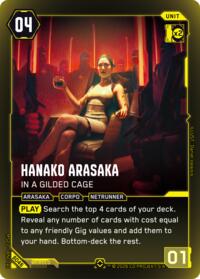Hanako Arasaka - In a Gilded Cage (Rare) | Welcome to Night City - Beta | Rare | Unspecified | #B046